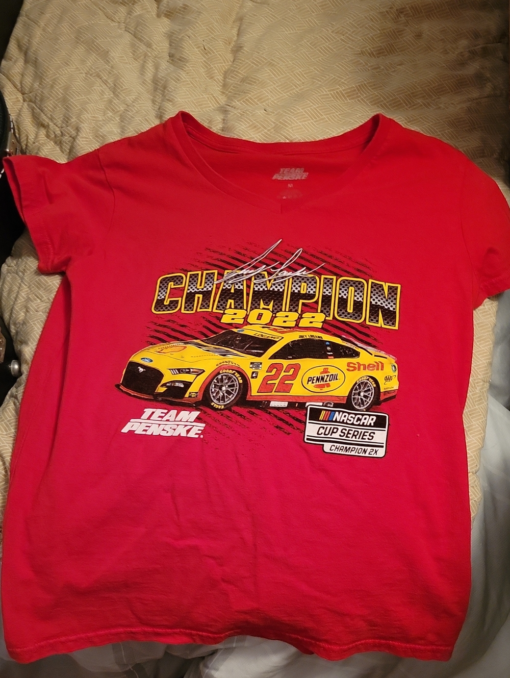 Red "Champion 2022" Women's T-Shirt